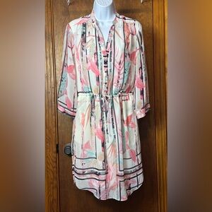 Vince Camuto Cream‎ and Gray Dress - 4